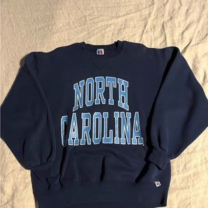 Vintage Russel North Carolina crew neck size small